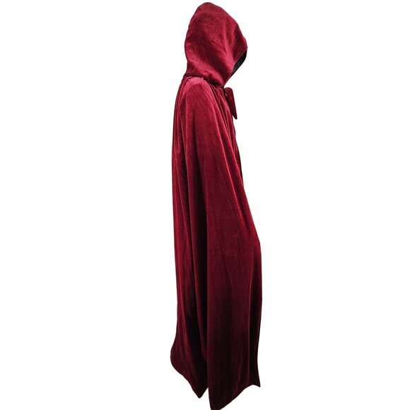 LuckyMjmy Velvet Wizard Robe with Satin Lined Cloak - Picture 2 of 10